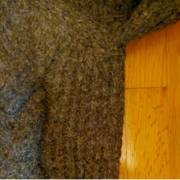 Faherty Frost Cable Stitch Turtleneck Sweater XS Charcoal Gray - Picture 9 of 15